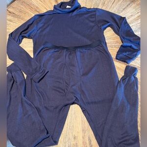 Vintage DuPont Thermastat Thermal Base Layer Set Medium Made in USA Top & Pants